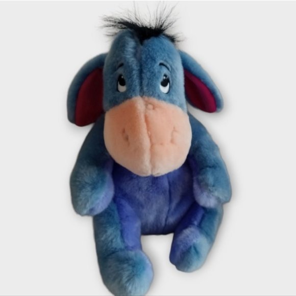 DISNEY Eeyore Winnie the pooh plush with removable tail 12" - Picture 1 of 8